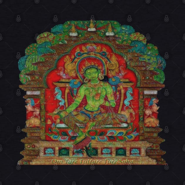 The Green Tara by Lucia